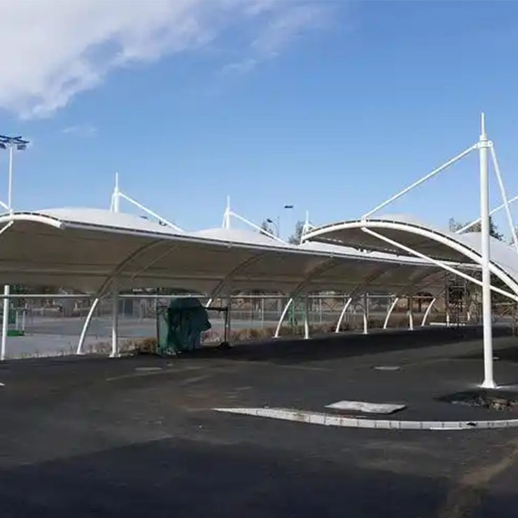 库车市膜结构电动车棚