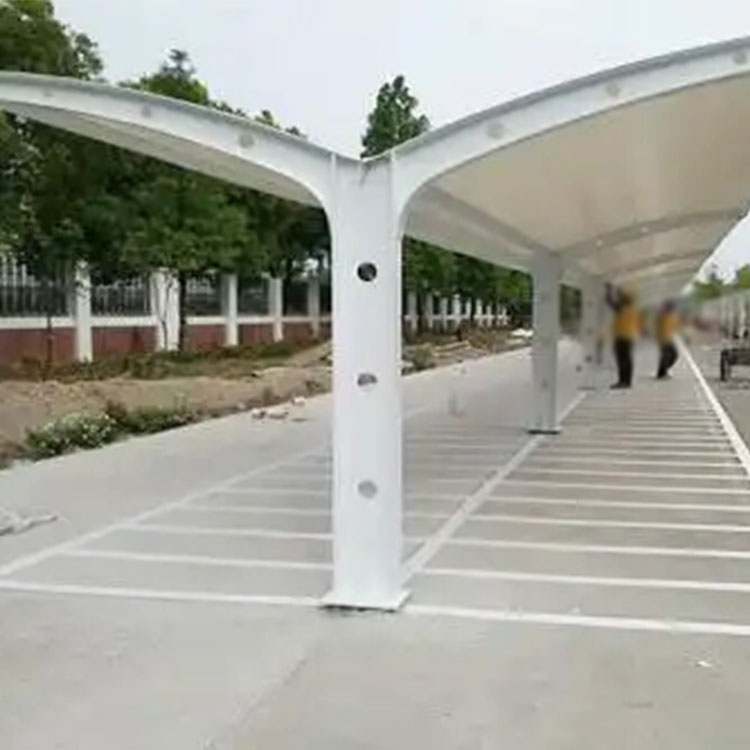 库车市膜结构电动车棚