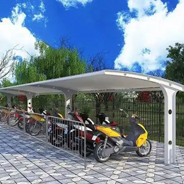 库车市膜结构电动车棚