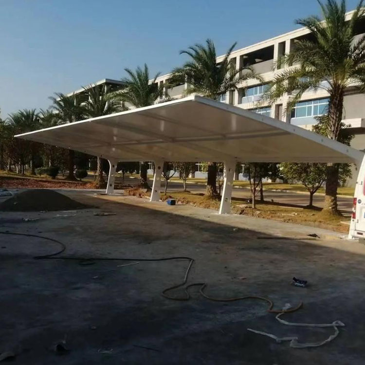 库车市膜结构汽车棚