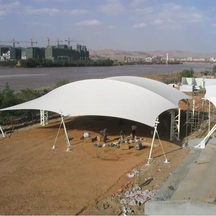 库车市膜结构汽车棚